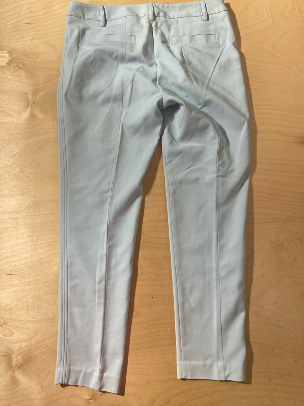 Adrienne Vittadini Pale Blue Stretch Dress Pants 8 (RB) - Picture 5 of 7